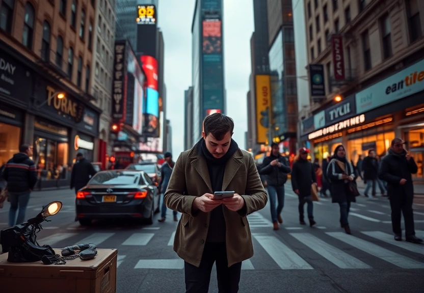 Representação visual de New York detta il trend per il grooming maschile