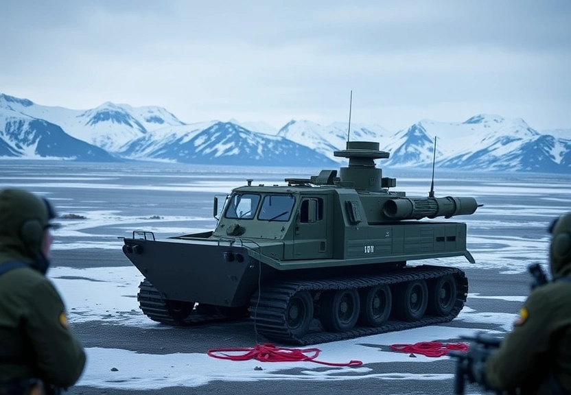 Representação visual de US discussing options to acquire Greenland, including use of military, White House says