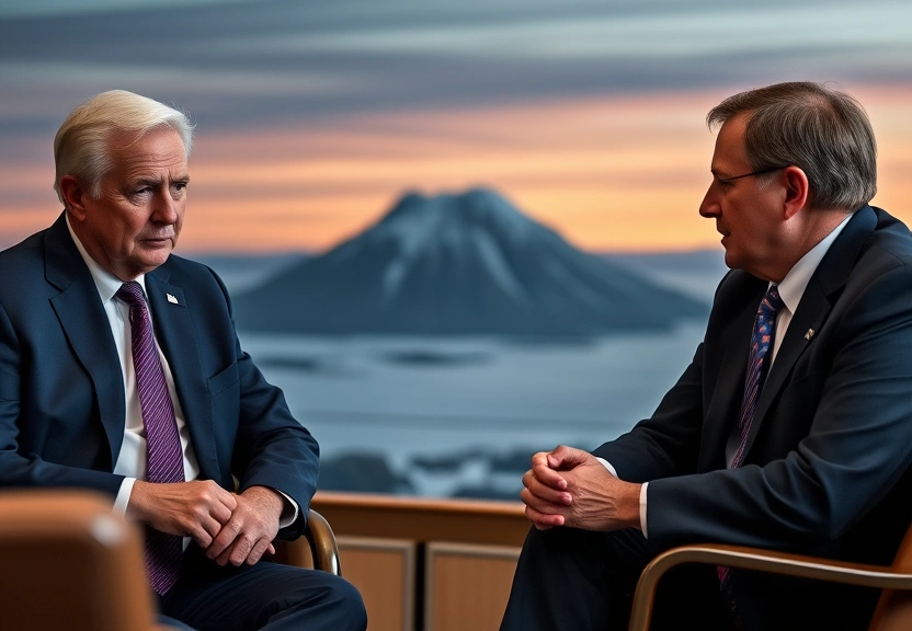 Representação visual de Denmark warns of fundamental disagreement after White House talks on Greenland