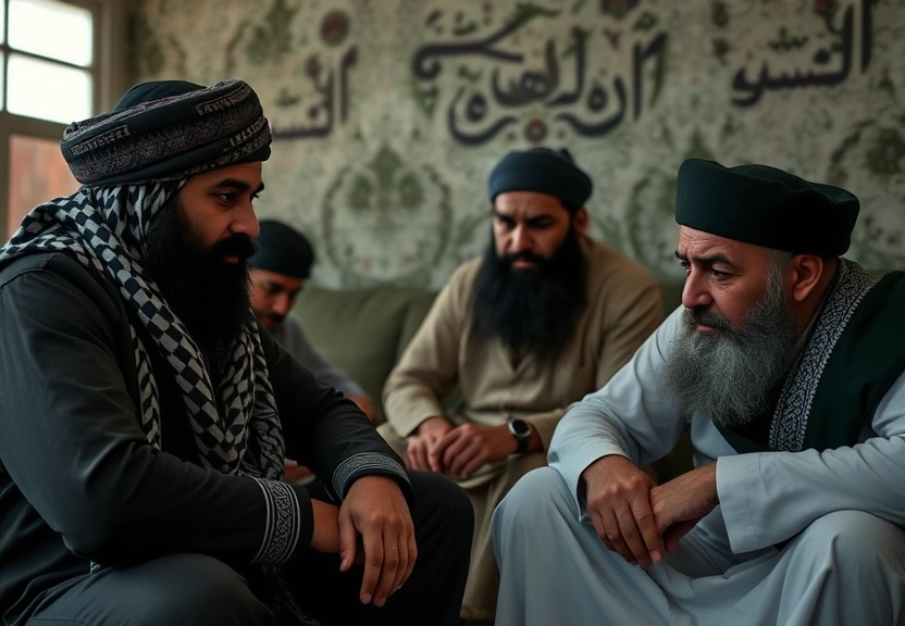 Representação visual de Rift at top of the Taliban: BBC reveals clash of wills behind Afghan internet shutdown