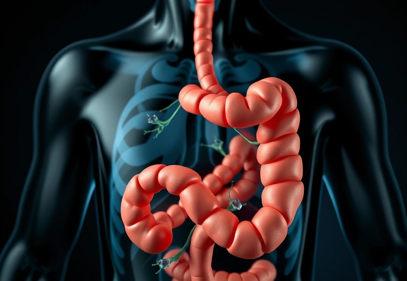 Representação visual de Il grasso attorno allintestino parla con il sistema immunitario