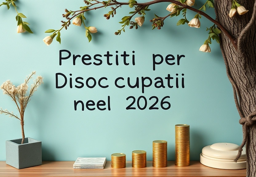 Representação visual: Prestiti per Disoccupati nel 2026